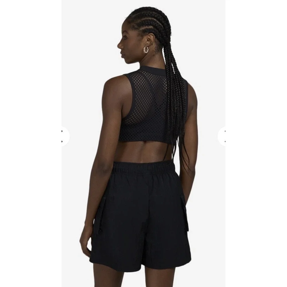 Nike Team Indy Net Padded Sports Bra Women's XS Black DJ8523-010